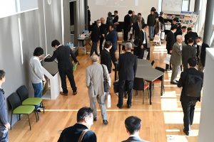 記念館自由見学の様子