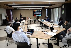 医工連携・国際共同研究の打ち合わせの様子