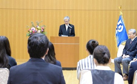 令和元年度の秋季入学式
