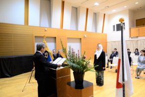 学位記授与の様子