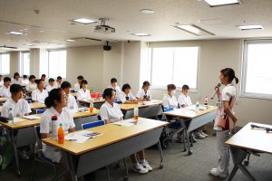先輩看護師との交流会の様子
