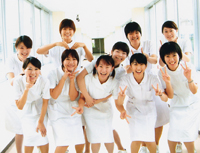 大学時代、ともに実習をしたグループのメンバー。
