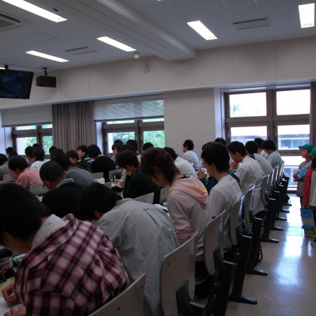 授業見学中です。