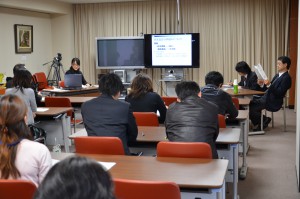 民間企業派遣研修報告会の様子