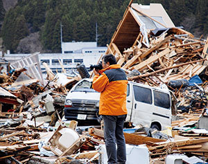 東北地方の津波被災地に立って